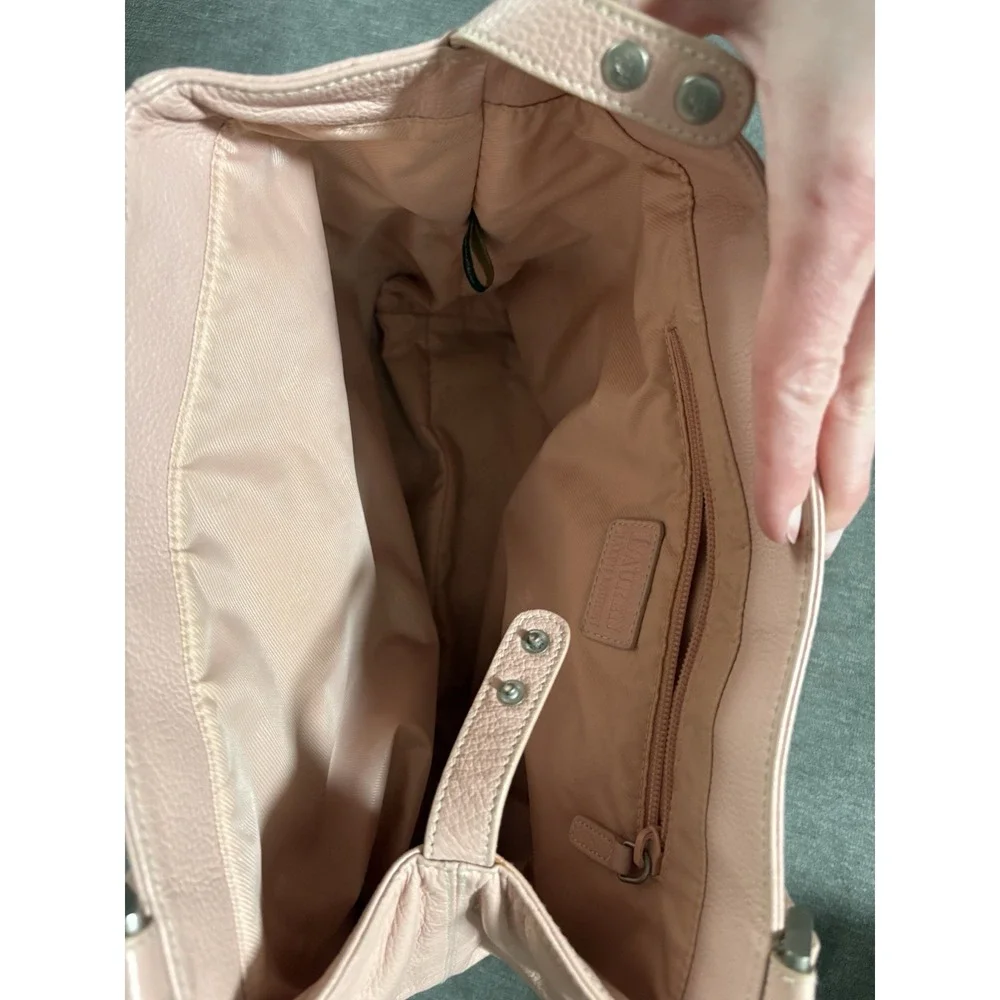 Lauren Ralph Lauren Baby Pink Leather Bag Purse‎